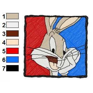 Looney Tunes Embroidery Design 4